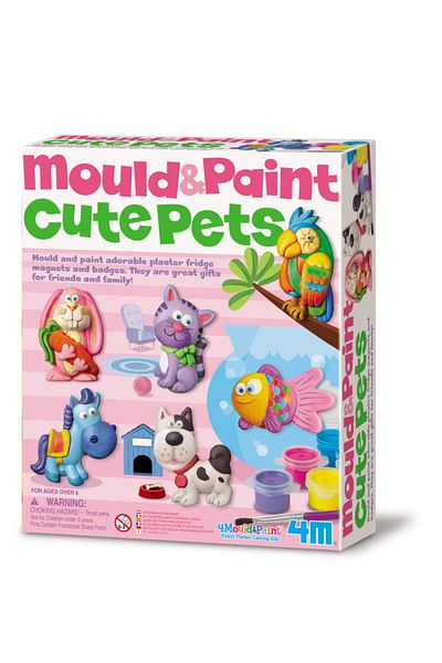 4M 3539 Model Cute Friends - Mould Paint Cute Pets
