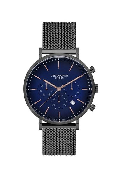Lee Cooper Steel Mesh Men's Wristwatch - Smoked Lc07174.090