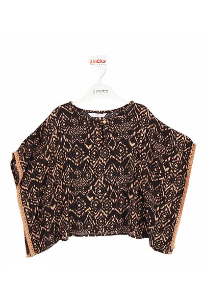 incity Girl's Camel Blouse