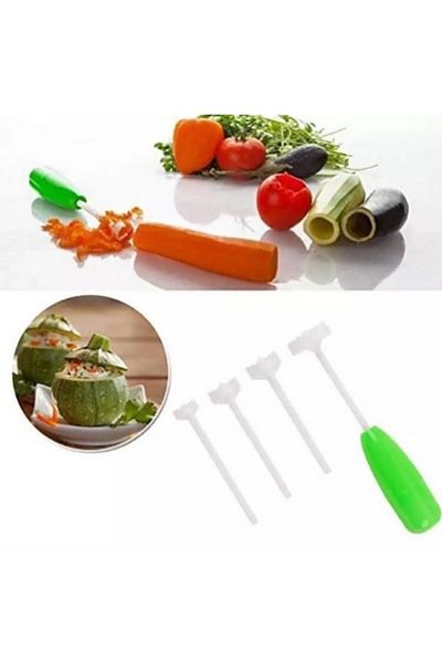 RoseRoi 4 Pieces Toy Fruit and Vegetable Heist