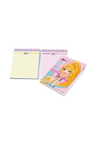 Gıpta Τετράδιο εργασιών διπλής όψης Winx A7 Size