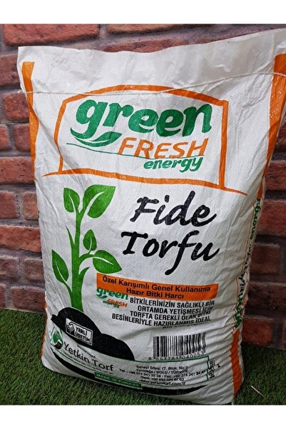 green fresh Torf Toprak 40 Lt Çiçek Toprağı Saksı Toprağı Perlitli Torf Doğal Torf