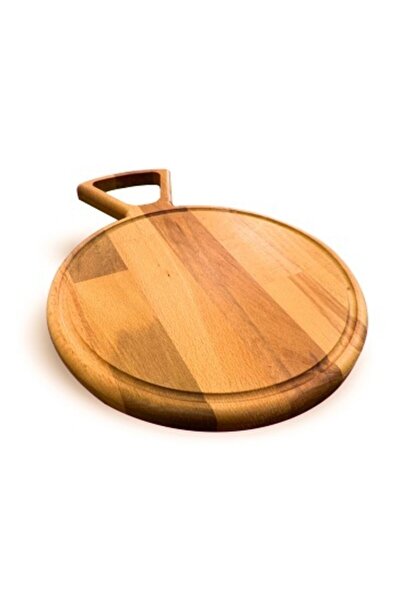 woodnatur sunum ahşapları لوح بيتزا بيد مصنوع من خشب الزان 26 سم