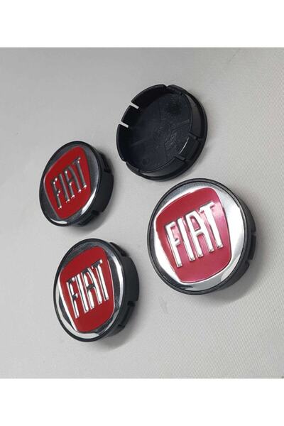 YED Jant Göbeği Fiat 65/62 (62mm Yuva) 4'lü Set Kırmızı