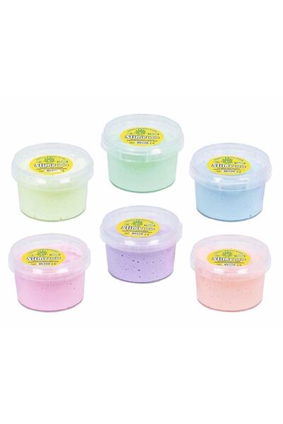 SlimeBebe جل بلاي 6 قطع - 180 جرام سلايم ألوان باستيل