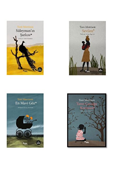 Sel Yayıncılık Toni Morrison 4 Kitap Set (süleyman'ın Şarkısı, Sevilen, En Mavi Göz, Tanrı Çocuğu Korusun)