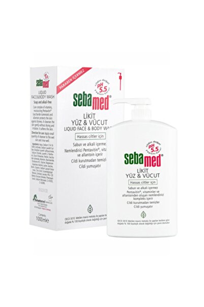 Sebamed Yüz Ve Vücut Temizleyici Likit 1000ml