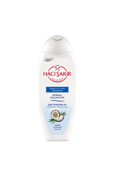 Hacı Şakir Coconut Shampoo - Normal Hair 500 ml