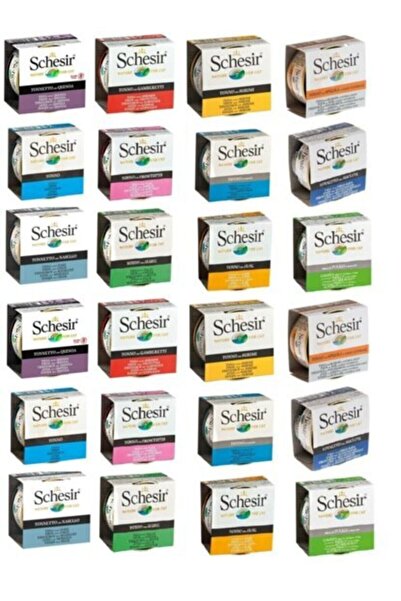 Schesir 85 gr 8 Adet Karışık Kedi Konservesi