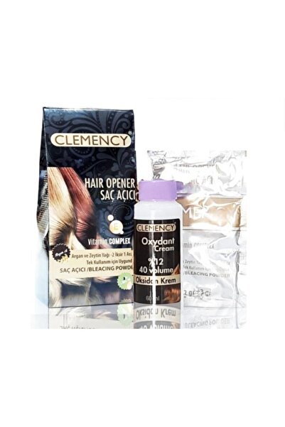 Clemency Argan Ve Zeytin Yağlı 2 Iksir Bir Arada Saç Açıcı Toz + Suyu