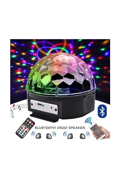 Genel Markalar Parti Malzemesi Disko Topu Rgb Ledli Bluetooth Hoparlör Sese D...