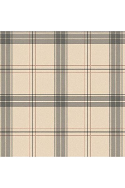 Adawall Alfa Burberry Çizgili Kareli Desen Duvar Kağıdı Non-woven Kağıt Taban Vinil Kaplı(3714-3)