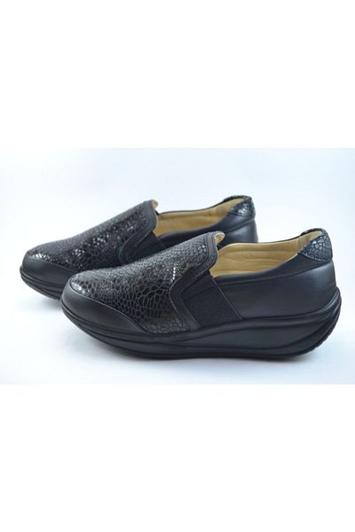 Dr.Comfort Dr. Pantofi pentru mamă pentru femei diabetice Comfort 5013 din piele naturală de crocodil