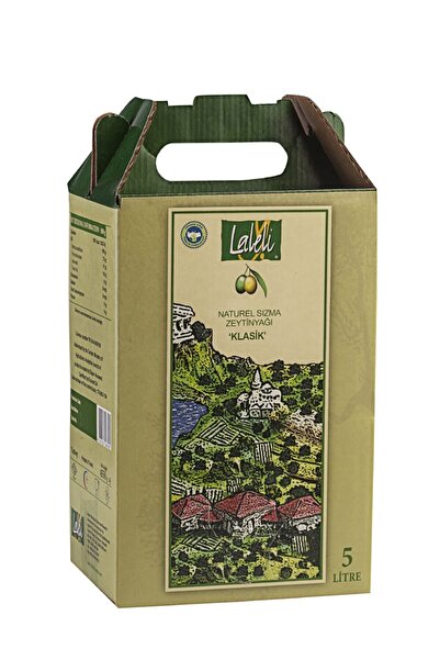 Laleli Soğuk Sıkım Sızma Zeytinyağı 5lt Bag In Box Ambalajda