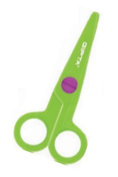 Gıpta 1 Piece Blunt Tip All Plastic Body Children's Scissors