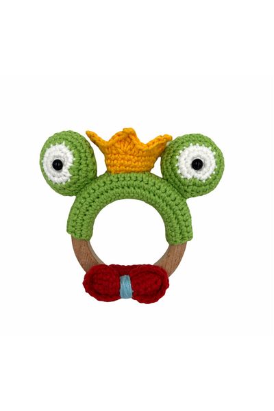 Özene Bezene Amigurumi Frog Organic Teether