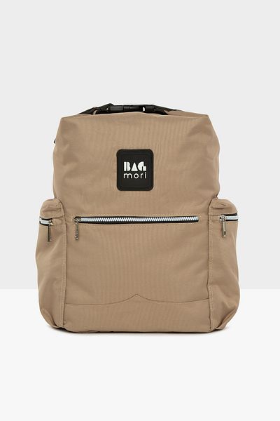 Bagmori Women's Mink Backpack with Belt Holder Pocket M000005577