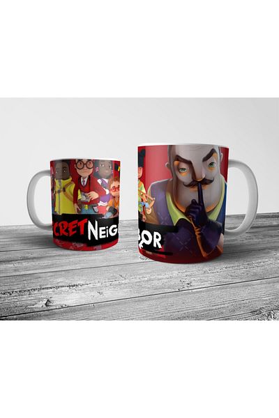 Pixxa Model 4 Secret Neighbor: Hello Neighbor Mug