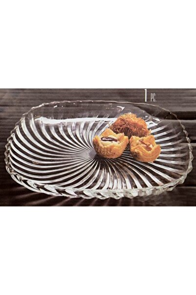 Bazarigo Kaveh Santa Glass Presentation Plate - Sw1157