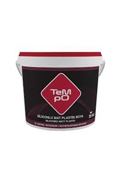 Tempo Silikonlu Mat Plastik Boya 10 Kğ Baz 1