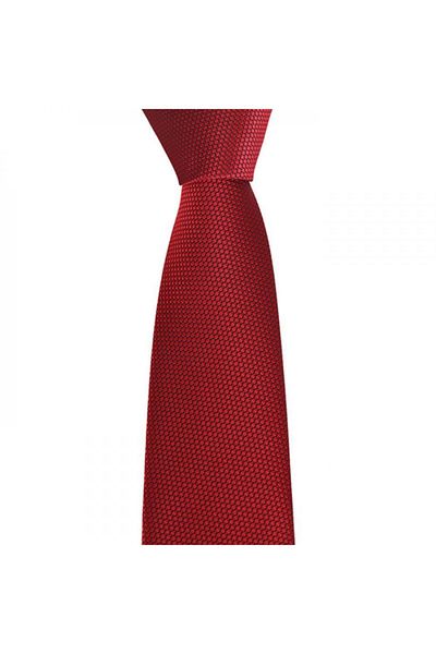 Brianze Men's Red Handkerchief Tie - Smdk-30