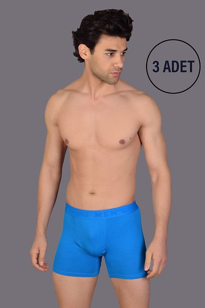COTBOXER Turquoise Men's Boxers - Solfej 3 Pack, Cotton and Lycra