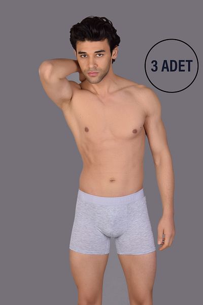 COTBOXER Men's Gray Boxers