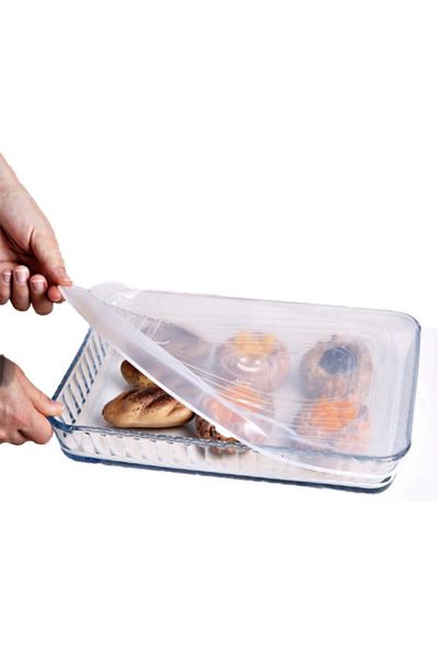 MİEN Silicone Stretch Cover Silicone Pyrex Cover Rectangular Pyrex