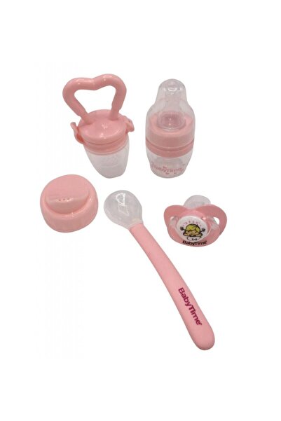 Babytime Babytıme Beşli Beslenme Seti (6-18 Ay) Pembe