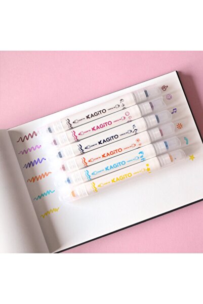 kagito Çift Uçlu Boya Ikon Kalem Seti (6’lı)