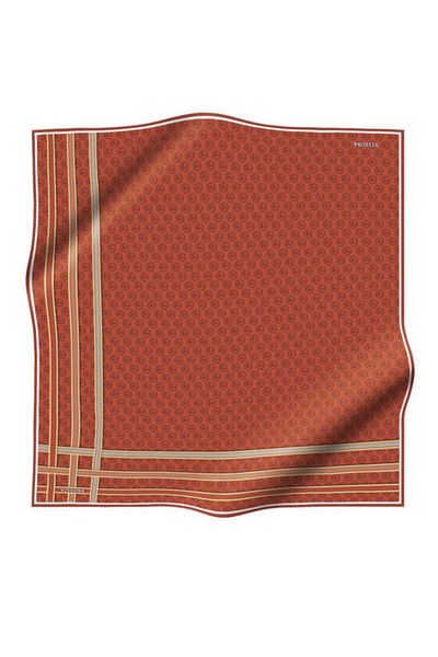 Vissona Γυναικείο Twill Μεταξωτό Κασκόλ Ταν Μπεζ