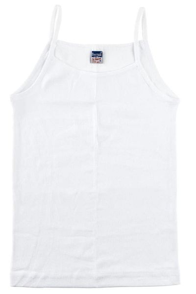 Berrak Tricou pentru fetiță, cu bretele albe, pachet de 8 2520