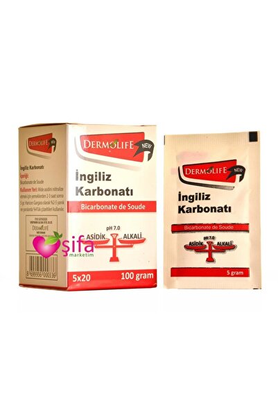 Dermolife Ingiliz Karbonatı 100 Gram (5 Gr X 20 Paket)