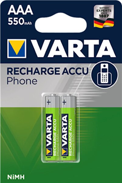 ATA ELEKTRONİK Varta - 550 Ince Aaa Şarj Edilebilir Pil - Kumandalar Için Aaa...