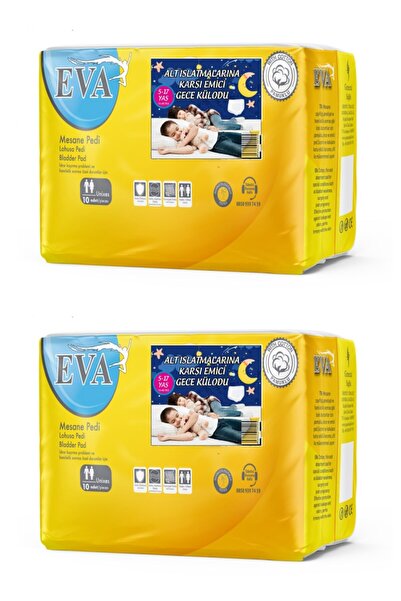 EVA 10'lu Kız Erkek 5-17 Yaş Gece Külodu 2 Paket 20 Adet