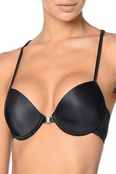 Orkide Women's Black Backless Non-Padded Sports Bra