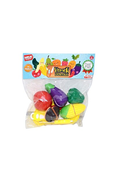 BİRLİK TOYS Food World Fruit Cutting Set Urt007-Pvc-2Ab