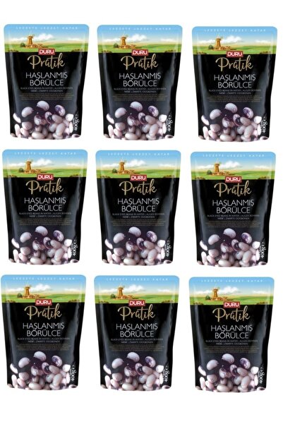 Duru Pratik Haşlanmış Börülce 400 Gr X 9 Adet