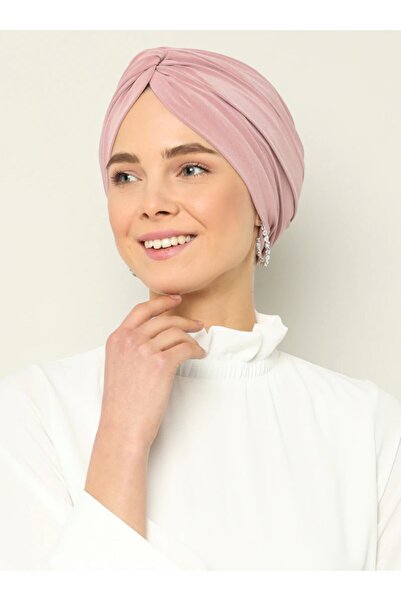 Mervin Şal Dolama Bone - Pudra - 49 -