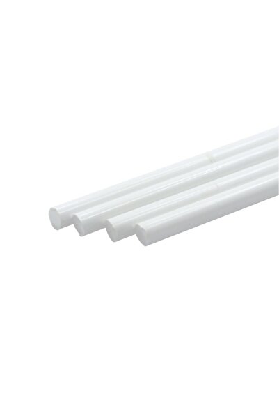 MK Model Çıta Plastik Yuvarlak İçi Dolu 10mm 50cm 2 Adet