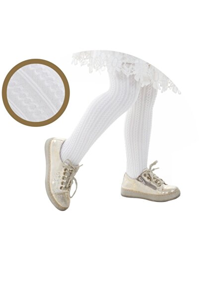 ÇORAPEVİ Gold Ayça Patterned Micro Baby Pantyhose