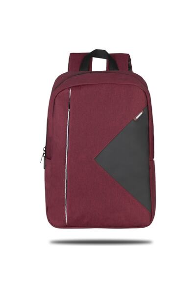 Classone Lucca Pr-r205 15.6" Sırt Notebook Çanta Bordo - Gri