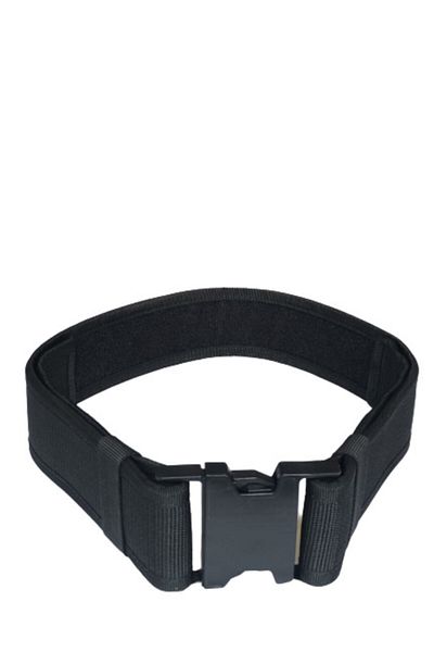 Donatım Unisex Black Plain Unbreakable Buckle Military Belt