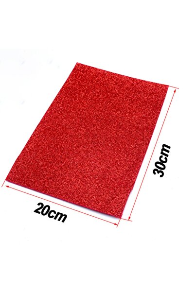 Hobialem 10 Renk, Simli, Yapışkanlı, Eva, A4 Boyutunda, Hobi, Okul, El Işi