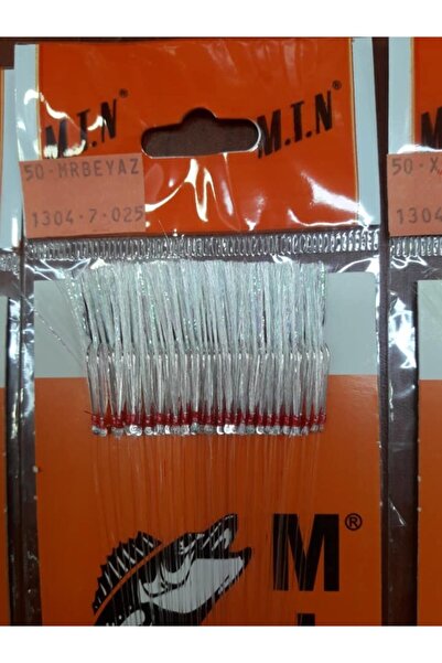 MTN BALIKCILIK Organize Istavrit Köstek13 No Beyaz Iğne Morbeyaz Sim 50 Li