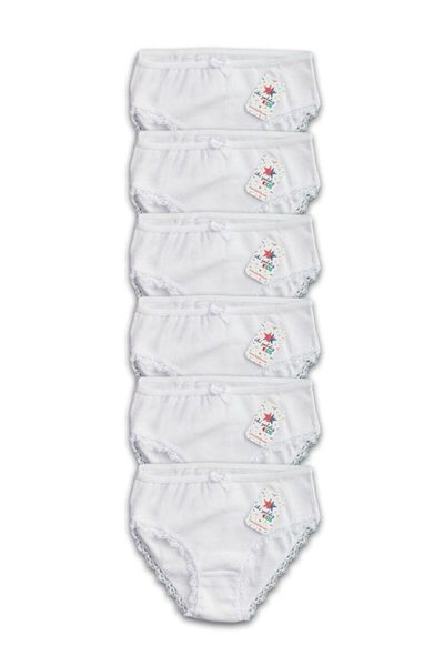İki Yıldız Women's White Lycra Panties
