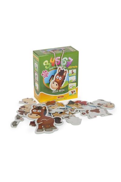 Diytoy لغز المزرعة المعبأة (ملونة، ممتعة، تعليمية)
