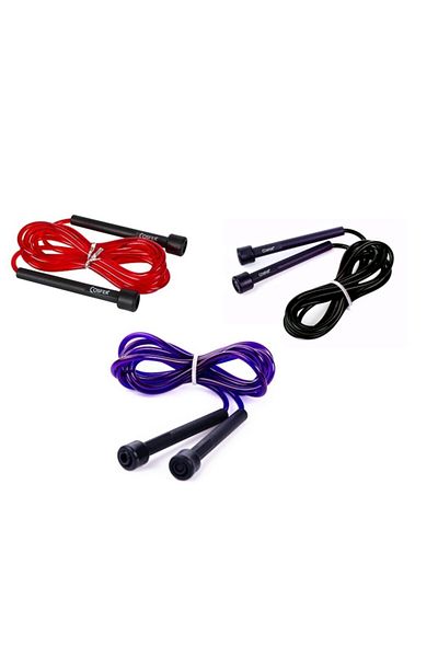 Cosfer 3 Pieces PVC Jump Rope (Adjustable) Gnl-3set