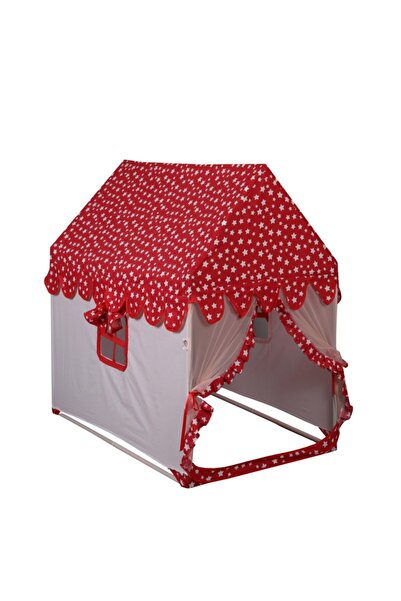 Abbie Rüya Evi Çocuk Oyun Çadırı Kırmızı