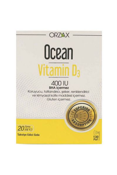 Ocean Vitamin D3 400 Iu (20 ml)